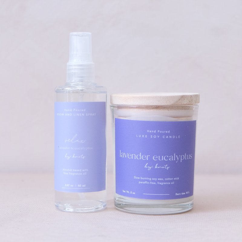 Lavender Eucalyptus 5oz Candle & 85ml Room Spray