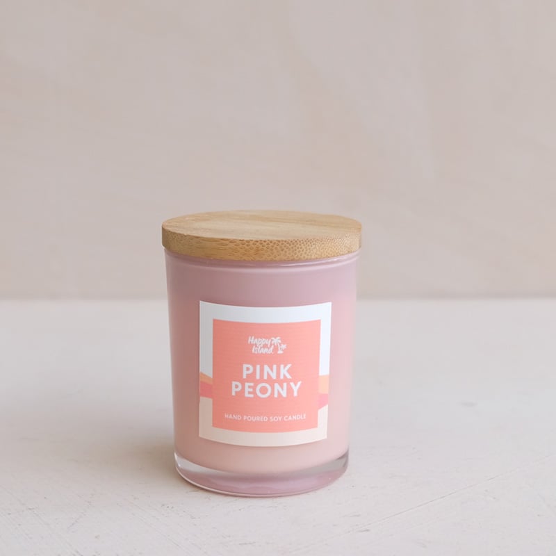 Pink Peony Soy Candle 150ml