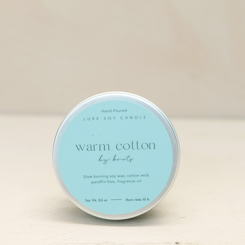 Warm Cotton 2.5oz Soy Candle
