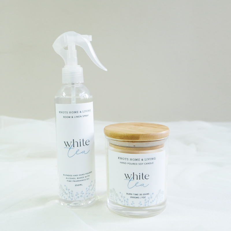 White Tea Soy Candle & Room Spray
