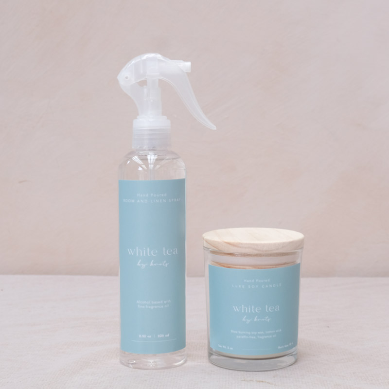 White Tea 5oz Soy Candle & Room Spray