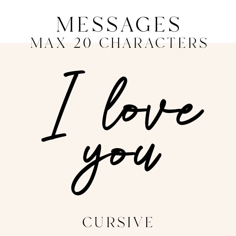 Decal Messages Cursive (A)