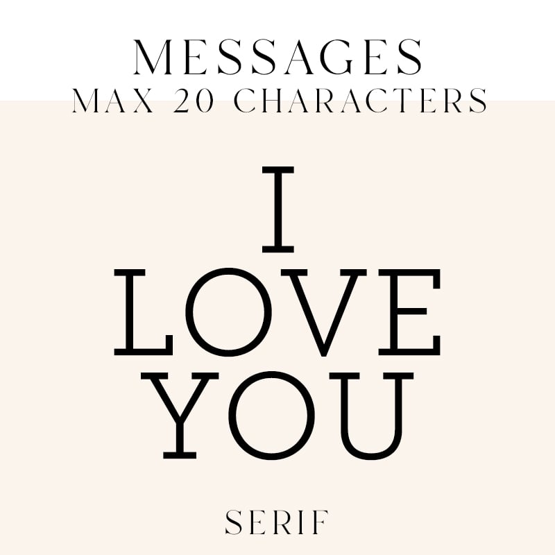 Decal Messages Serif (A)