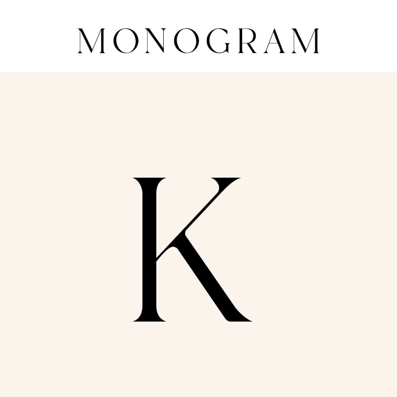 Monogram Decal (A)