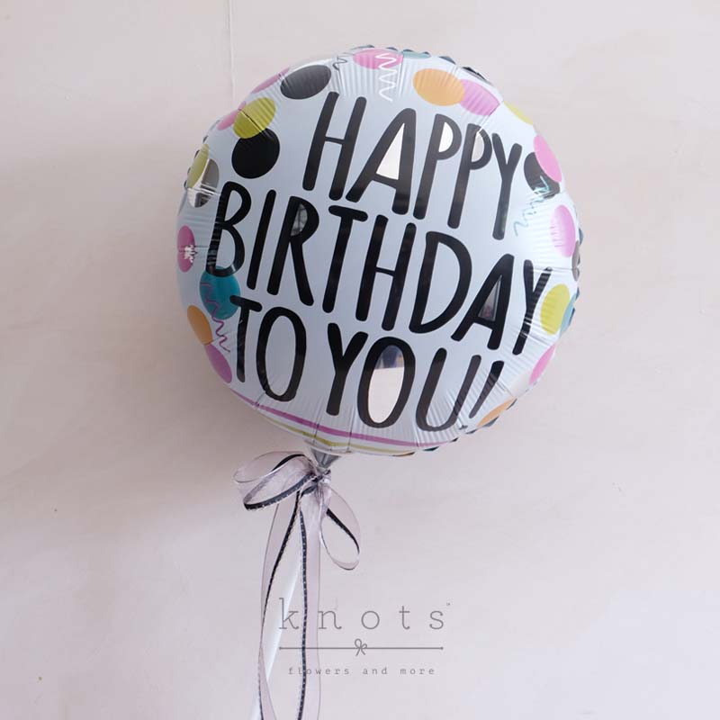 Foil Balloon Happy Birthday To You
