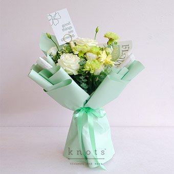 Grow and Glow (Rose, Carnation, and Gerbera Affirmation Bouquet)