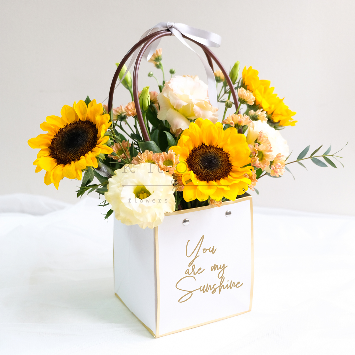 Sunflower in Box Arrangement