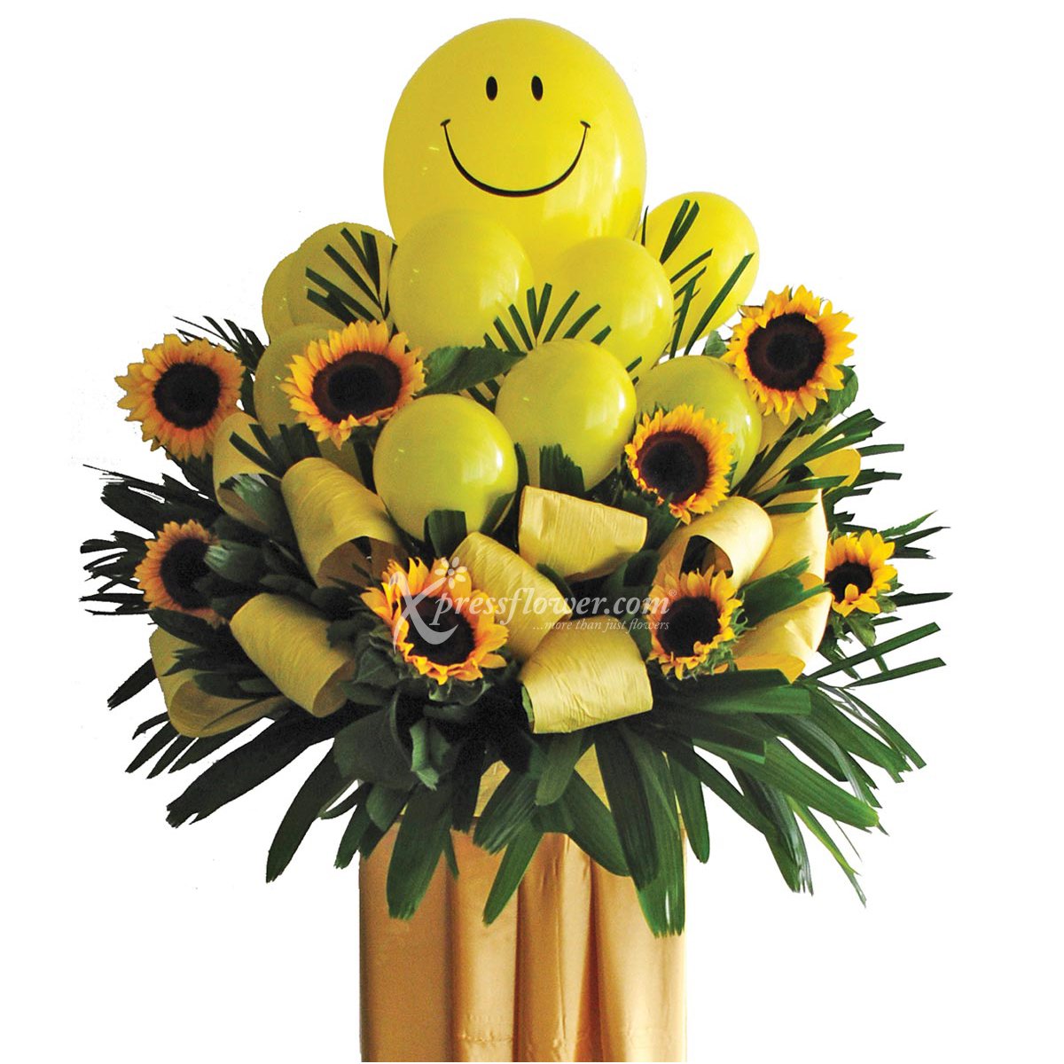 Sunflowers Congratulatory Flower Stand