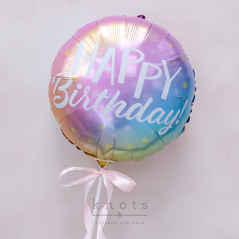 Foil Balloon Pastel Bright