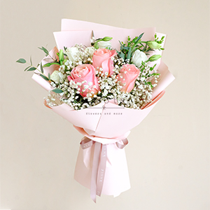 Evocative Antidote (Pink Ecuadorian Roses Bouquet)
