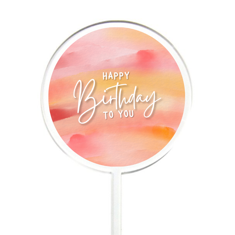 Happy Birthday To You Sunset