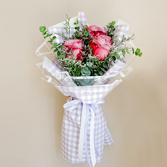 Precious Love (Purple Rose Bouquet)