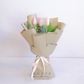 Sweet Thing (Pink Tulips Bouquet)