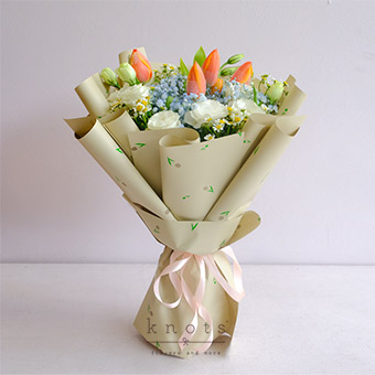 Irene (Orange Tulips Bouquet)