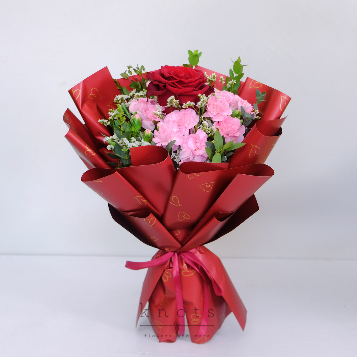 Falling for You (Red Ecuadorian Rose Bouquet)