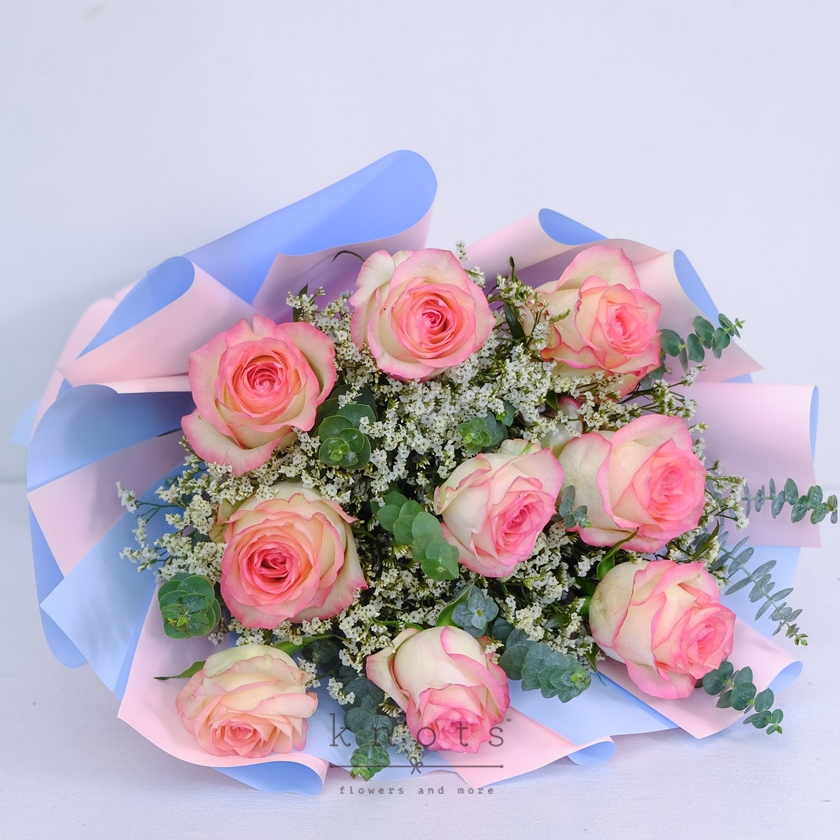 BQ2516-Whispers-of-Love-9-stalks-Two-Toned-Pink-Roses-BouquetA_1200