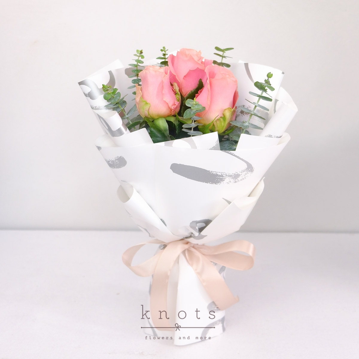 My Reason For Being (3 Pink Ecuadorian Roses Bouquet)