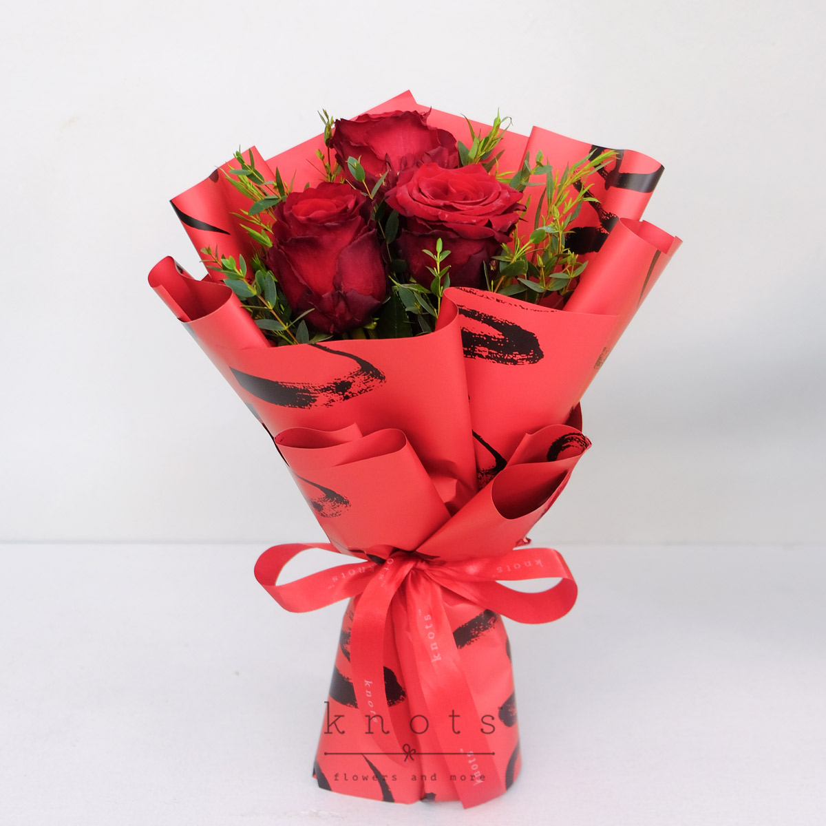 Yearning For You (3 Red Ecuadorian Roses Bouquet)