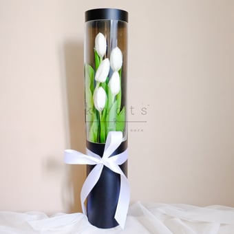 Enchanting Kisses (White Tulips)