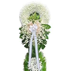 Beautiful Tribute (Condolence Flower Wreath)