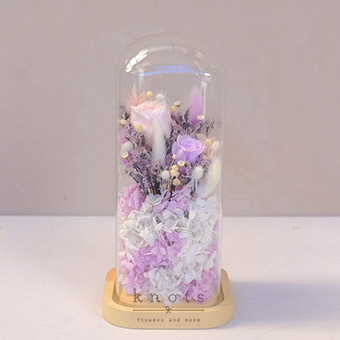 Loveable Lilac (Preserved and Dried Dome Flower Arrangement)