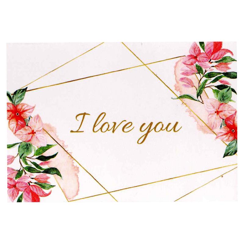 I Love You (Flower Frame)