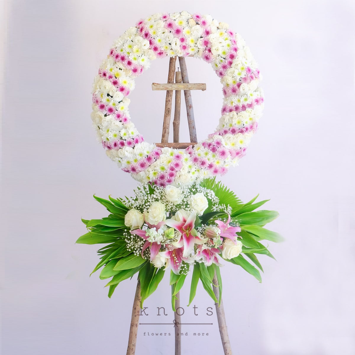 Floral Farewell (Condolence Flower Stand)