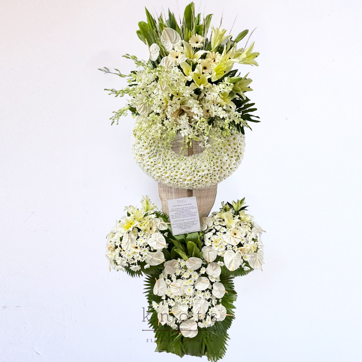Blessed Memory (Condolence Flower Stand)