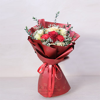 Joyful Love (Red Ecuadorian Rose Bouquet)