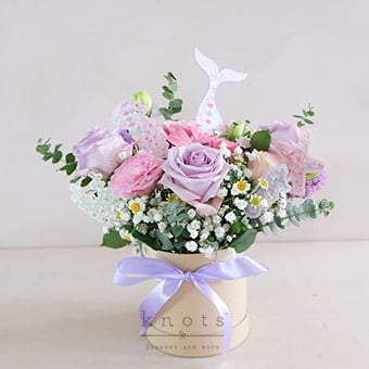 Sea Surprise (Purple Ecuadorian Roses Arrangement)