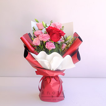 Never Apart (Red Ecuadorian Rose Bouquet)
