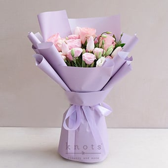 Sweet Encounter (Tulips and Roses Bouquet)