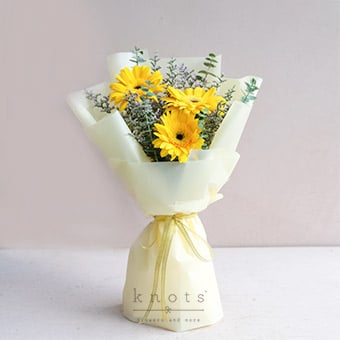 Summer Smiles (Yellow Gerbera Bouquet)