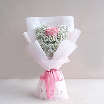 Delighted Hearts (Pink Ecuadorian Rose Bouquet)