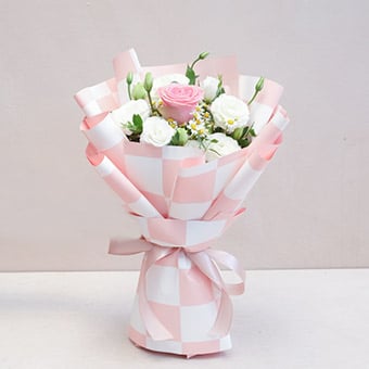 Pink Lemonade (Pink Ecuadorian Rose Bouquet)