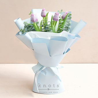 Divine Grace (Lilac Tulips Bouquet)