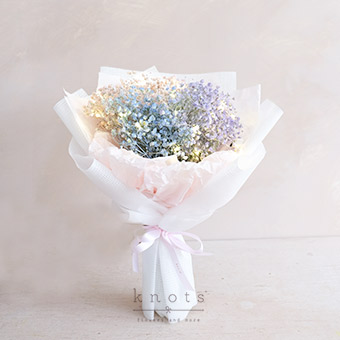 Lover (Tinted Gypsophila with Fairy Lights)