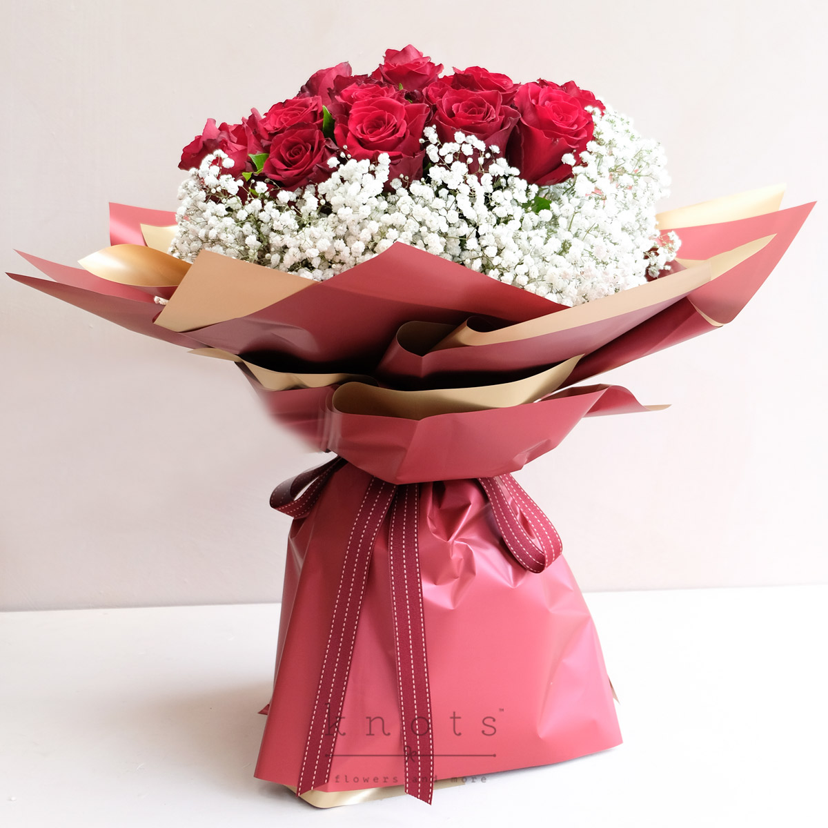 Rhiannon (24 stalks Red Ecuadorian Roses Bouquet)