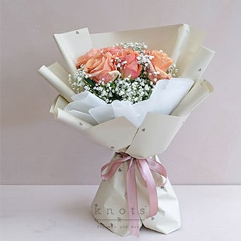 Monika (Mocca Ecuadorian Roses Bouquet)