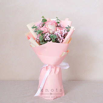 Blossoming Blush (Pink Rose Bouquet)