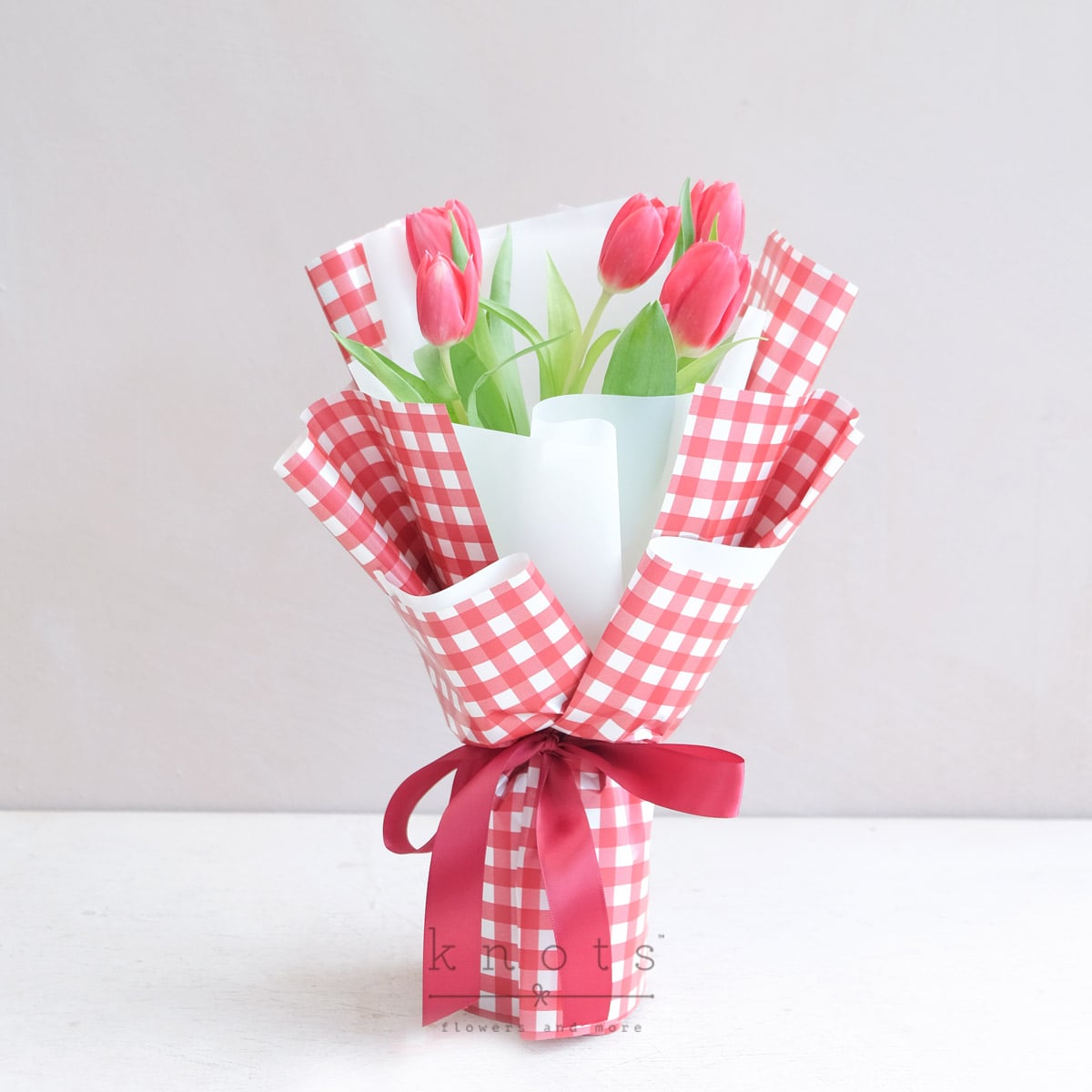 Nurturing Warmth (Red Tulips Bouquet)