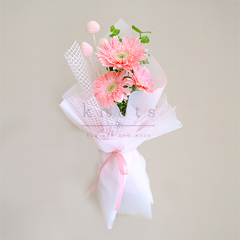 Chasse (Pink Gerbera Bouquet)