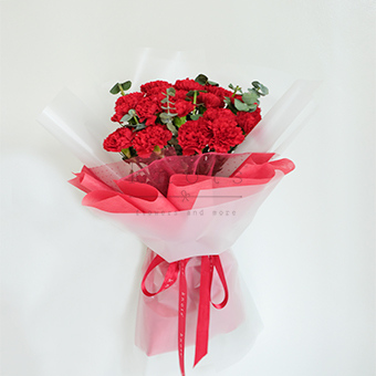 Valda (Red Carnations Bouquet)