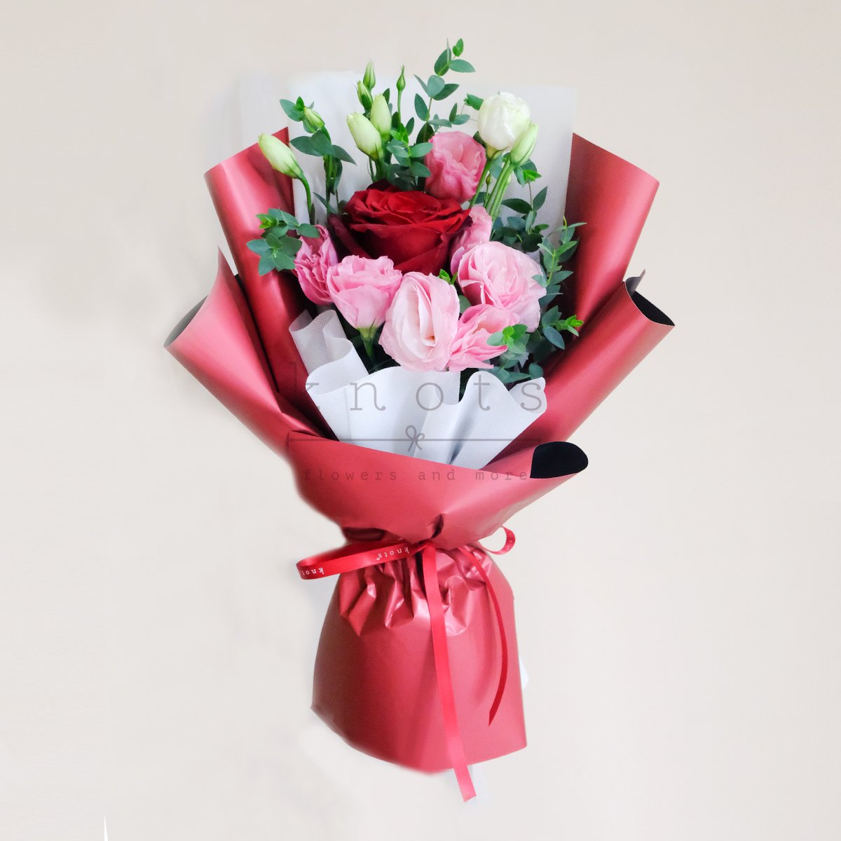 Never Apart (Red Ecuadorian Roses Bouquet)