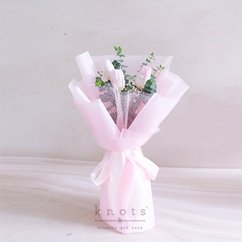 Demi (Pink Tulips Bouquet)