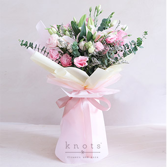 Pumping Heart (Pink Lily Bouquet)
