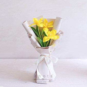 Glowing Inside (Yellow Tulips Bouquet)