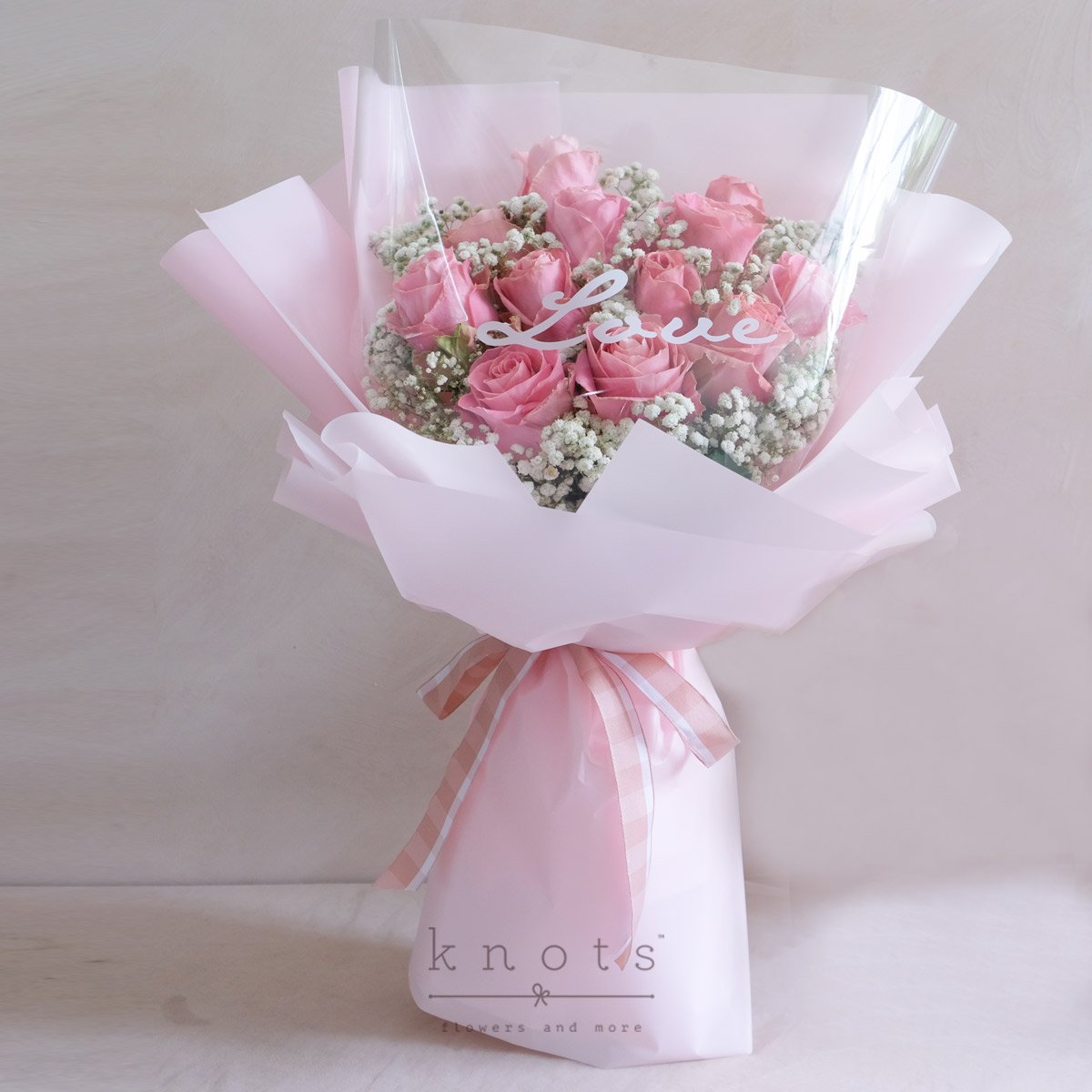 Everyday in Love (Pink Ecuadorian Roses Bouquet)