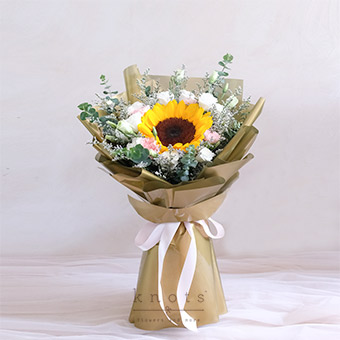 Cheerful Overflows (Sunflower Bouquet)