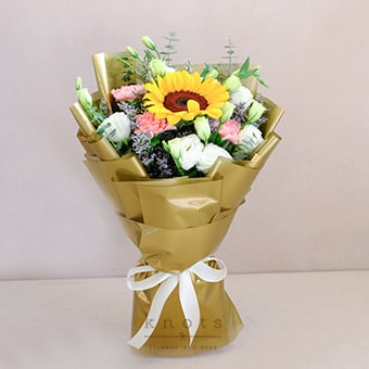 Cheerful Overflows (Sunflower Bouquet)